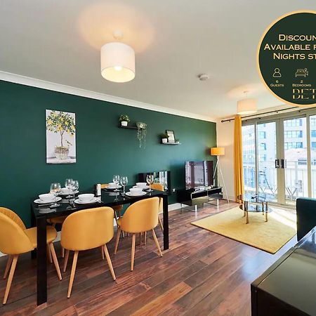 Emerald Suite - Two Story Duplex Apartment - Balcony - Contractors - Family - City Centre - Broadway Plaza - Five Ways - Sleeps 6 Birmingham Esterno foto